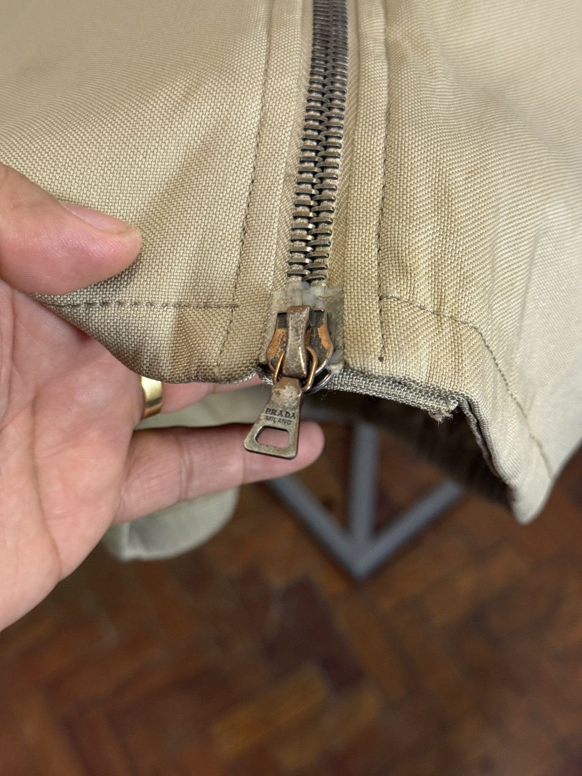 Prada Canvas Workwear Jacket Size US L / EU 52-54 / 3 - 5 Thumbnail