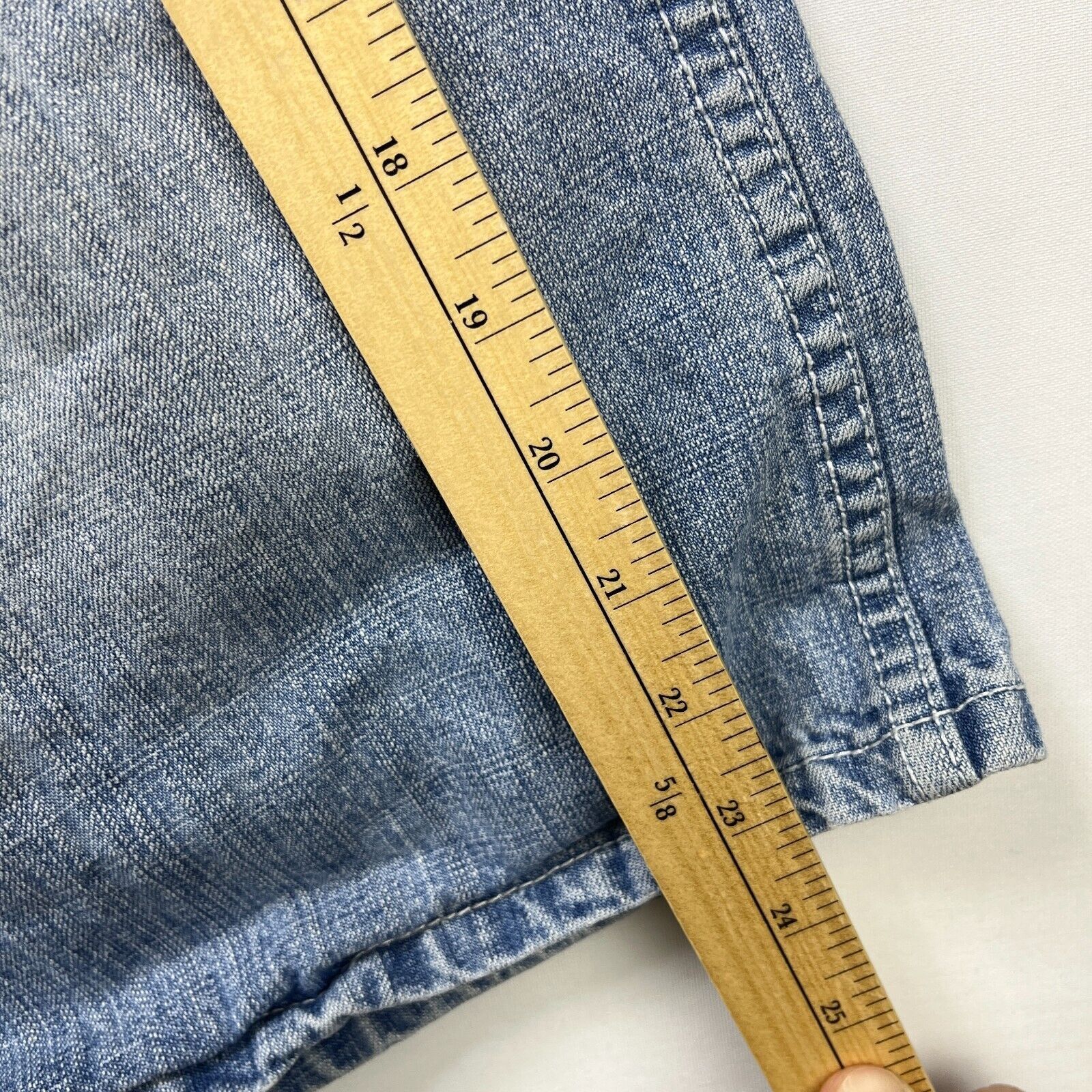 Vintage Vintage Y2K Baggy Jorts Denim Shorts Skater 32 Size US 32 / EU 48 - 9 Thumbnail