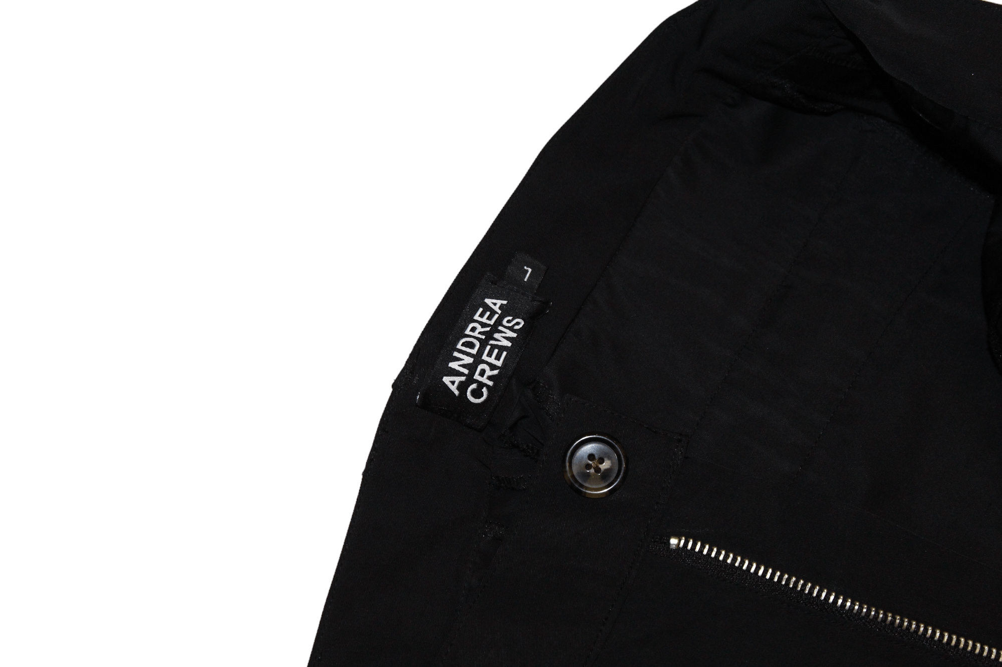 Andrea Crews Andrea Crews 100% Polyamide Logo Taped Pants Size US 31 - 6 Thumbnail
