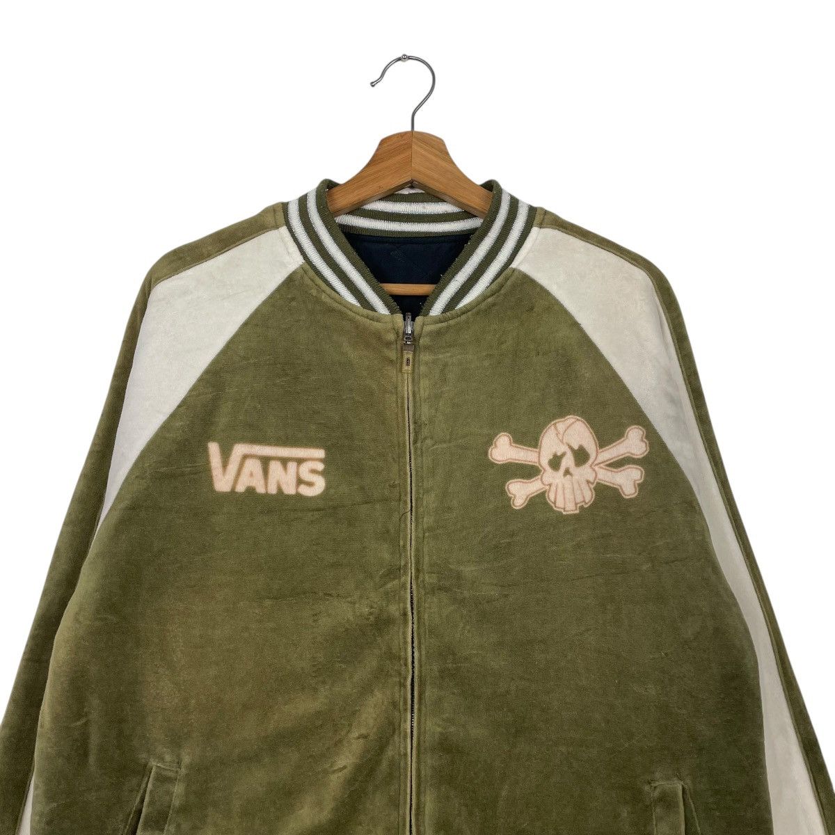 Japanese Brand 💥Y2K VANS SKATE REVERSIBLE STREETWEAR ZIPPER Size US M / EU 48-50 / 2 - 2 Thumbnail