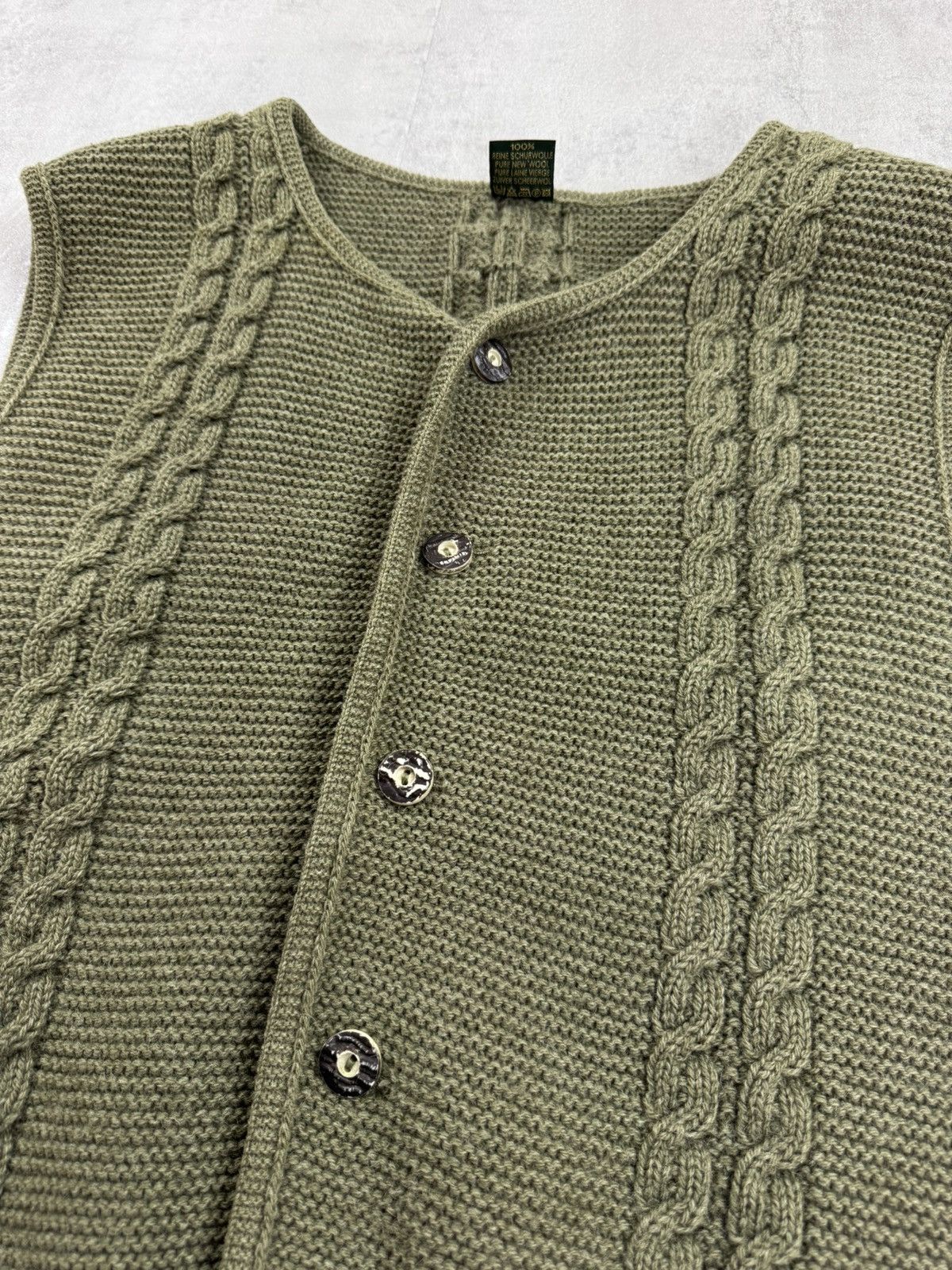 Designer × Vintage Vintage St Peter Trachten Sweater Green Vest Mens size XL Size US XL / EU 56 / 4 - 4 Thumbnail