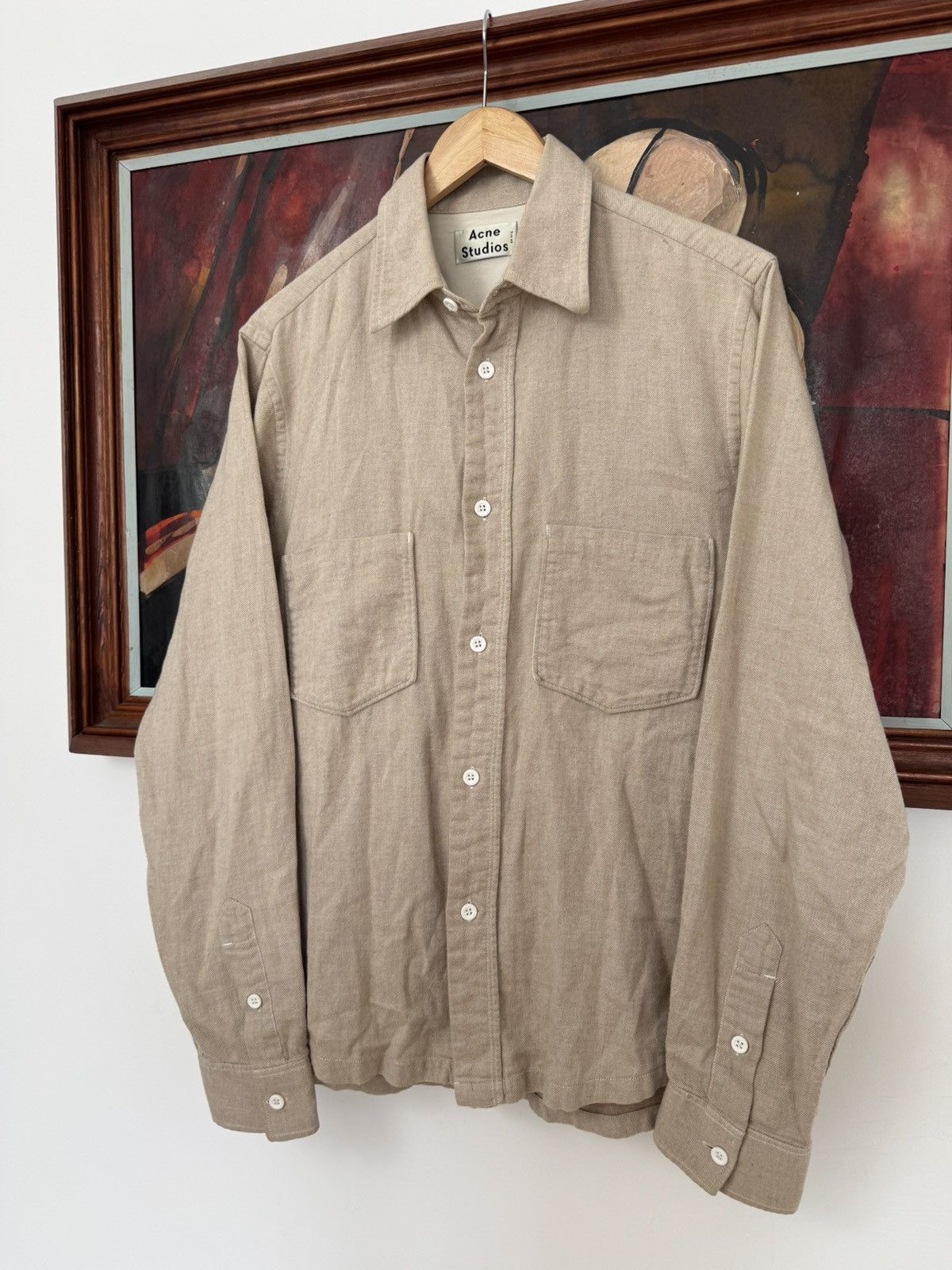 Acne Studios AW17 Acne Studios Denver Melt Button Up Shirt Designer Size US M / EU 48-50 / 2 - 2 Thumbnail