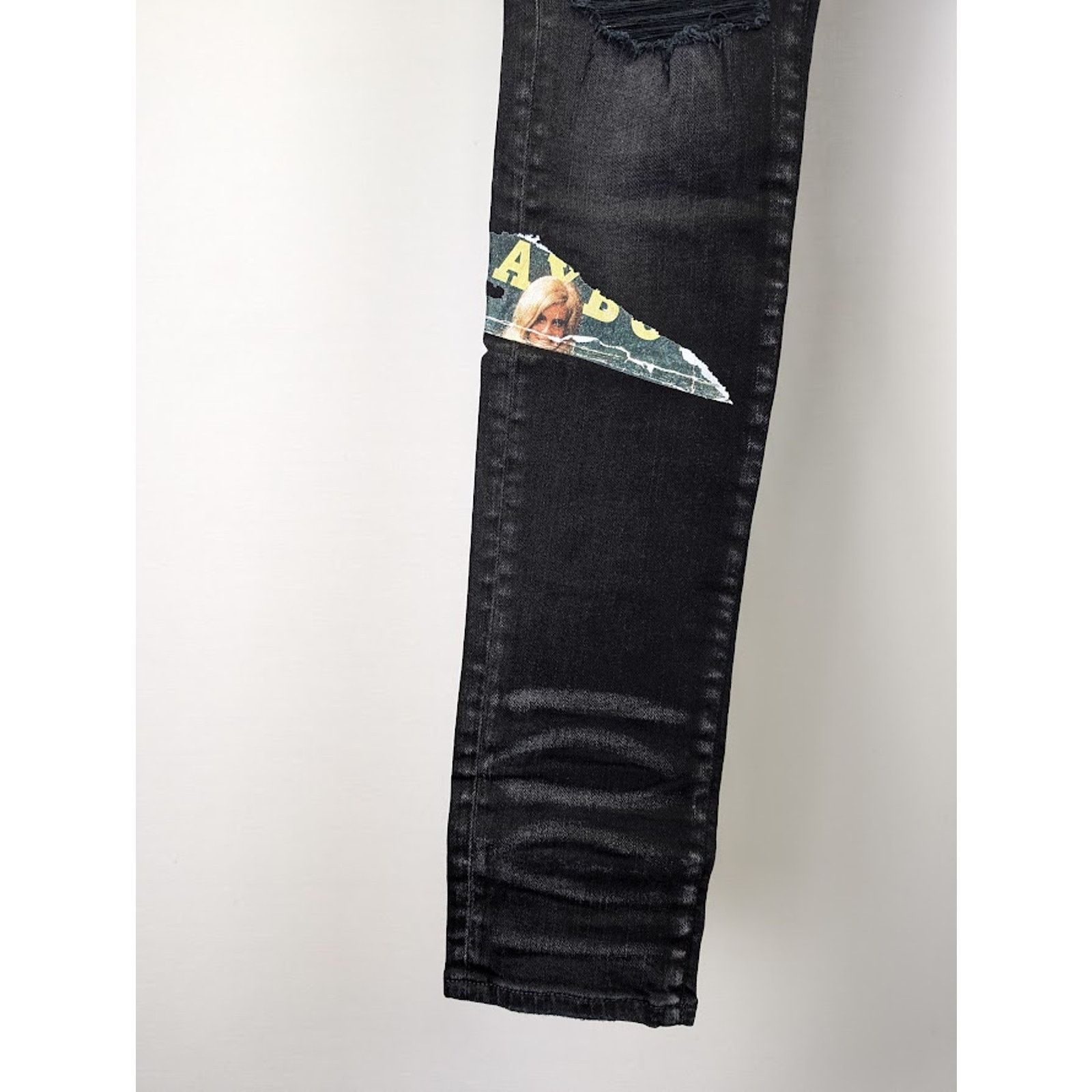 Amiri o1rshd1 Q:2 / Playboy Magazine Jean in Aged Black Size US 33 - 5 Thumbnail