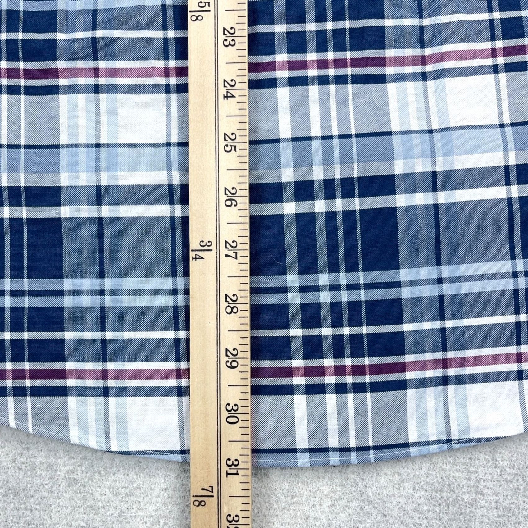 Brooks Brothers Brooks Brothers Shirt Men XL Blue Button-Down Oxford OCBD Regent Plaid Regular Pattern Adult XL Blue) Size US XL / EU 56 / 4 - 6 Thumbnail