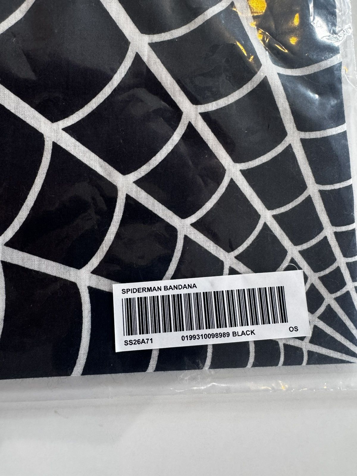 Supreme × Vanson Leathers Supreme Spiderman Bandana Black IN HAND SHIPS ASAP Size ONE SIZE - 2 Thumbnail