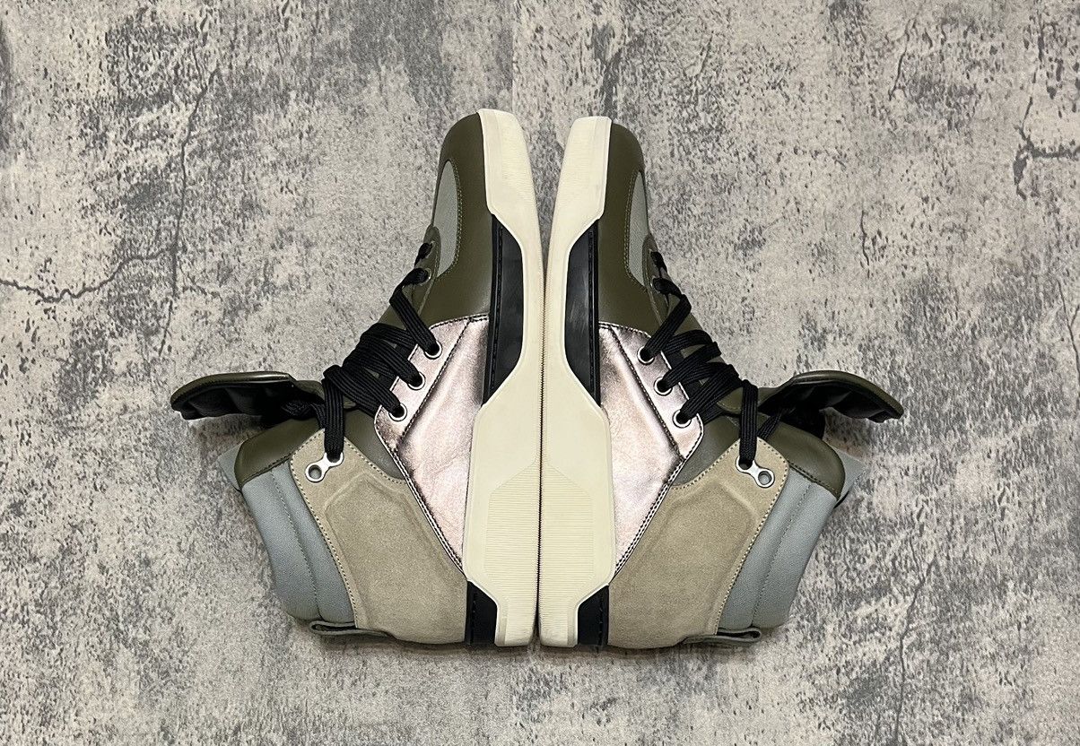 Dolce & Gabbana Dolce Gabbana High Top Sneakers Khaki Size US 8 / IT 38 - 3 Thumbnail