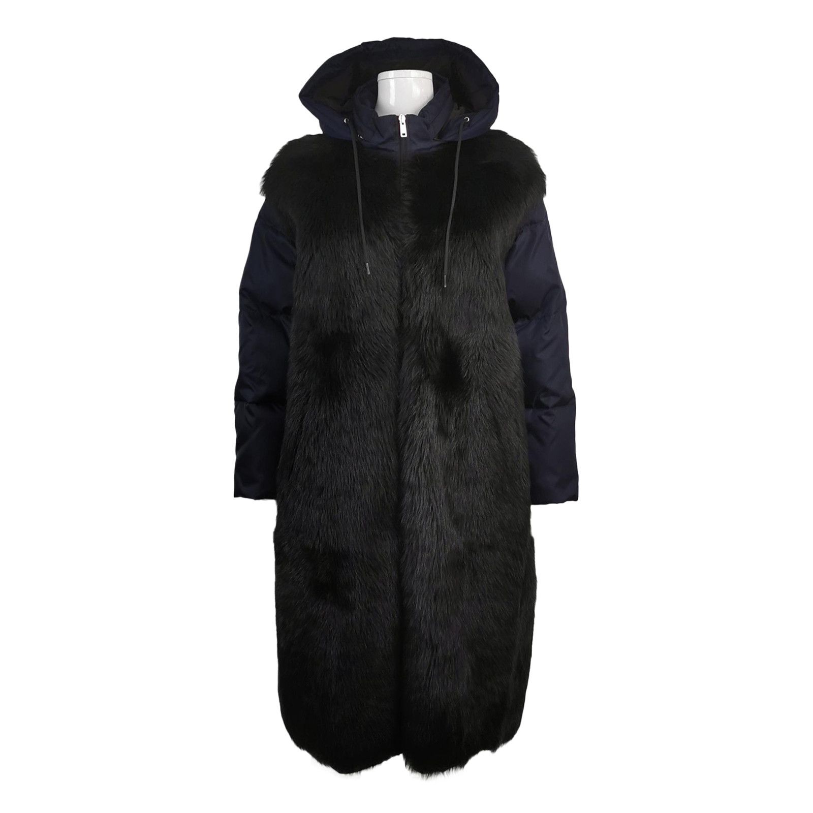 Prada Prada Shearling Hooded Down Coat Size 40 Size S / US 4 / IT 40 - 1 Thumbnail