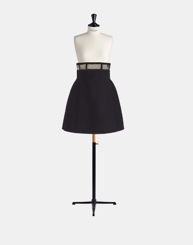 image of Dior O1W1Db10224 Skirt In Black, Women's (Size 32)
