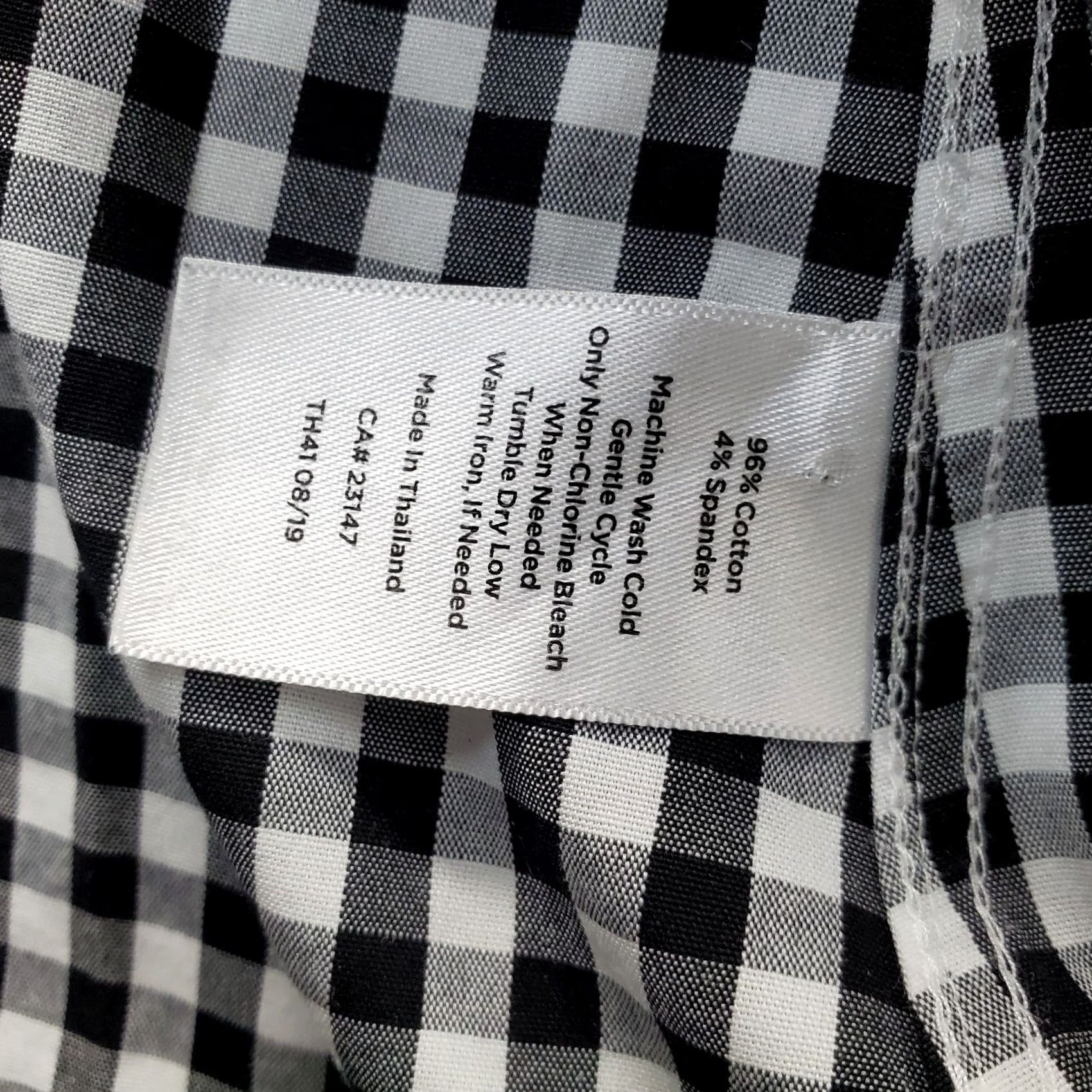 Talbots Talbots Shirt Womens 20W Multi Long Sleeve Collared Non-Iron Stretch Button Up Size 3XL / US 20-22 - 6 Thumbnail