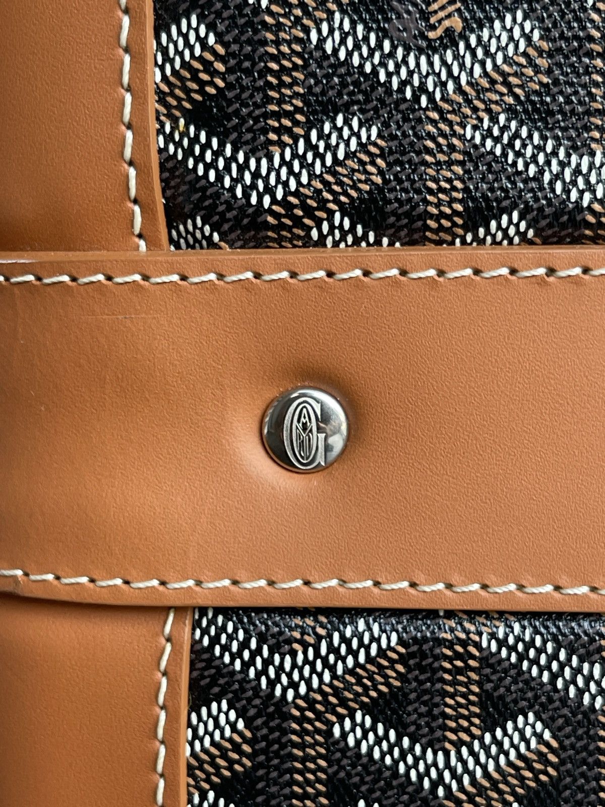Goyard Black Brown Goyard Suitcase Size ONE SIZE - 5 Thumbnail
