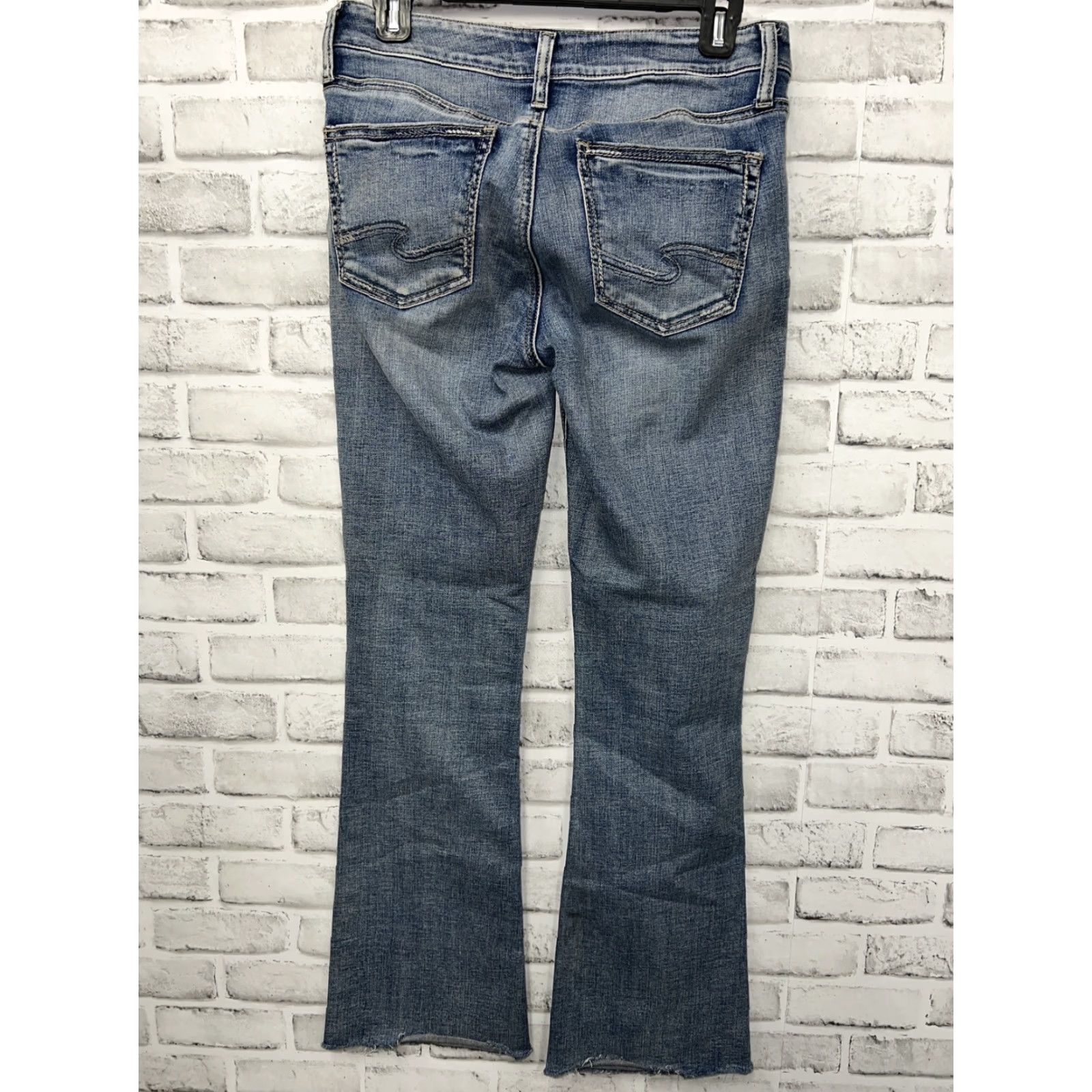Silver Jeans Co. VINTAGE Silver Jeans Co Suki Boot Cut Jeans Womens 26 Inseam 31 Blue Mens/ Womens? Size 26" / US 2 / IT 38 - 4 Thumbnail