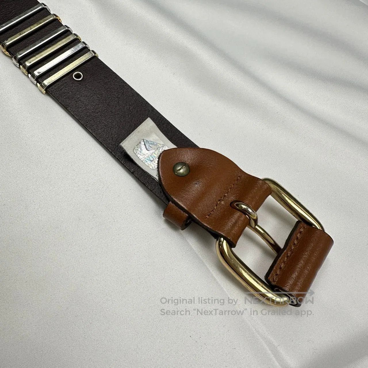Our Legacy Our Legacy Brown Designer Belt. Size ONE SIZE - 4 Thumbnail