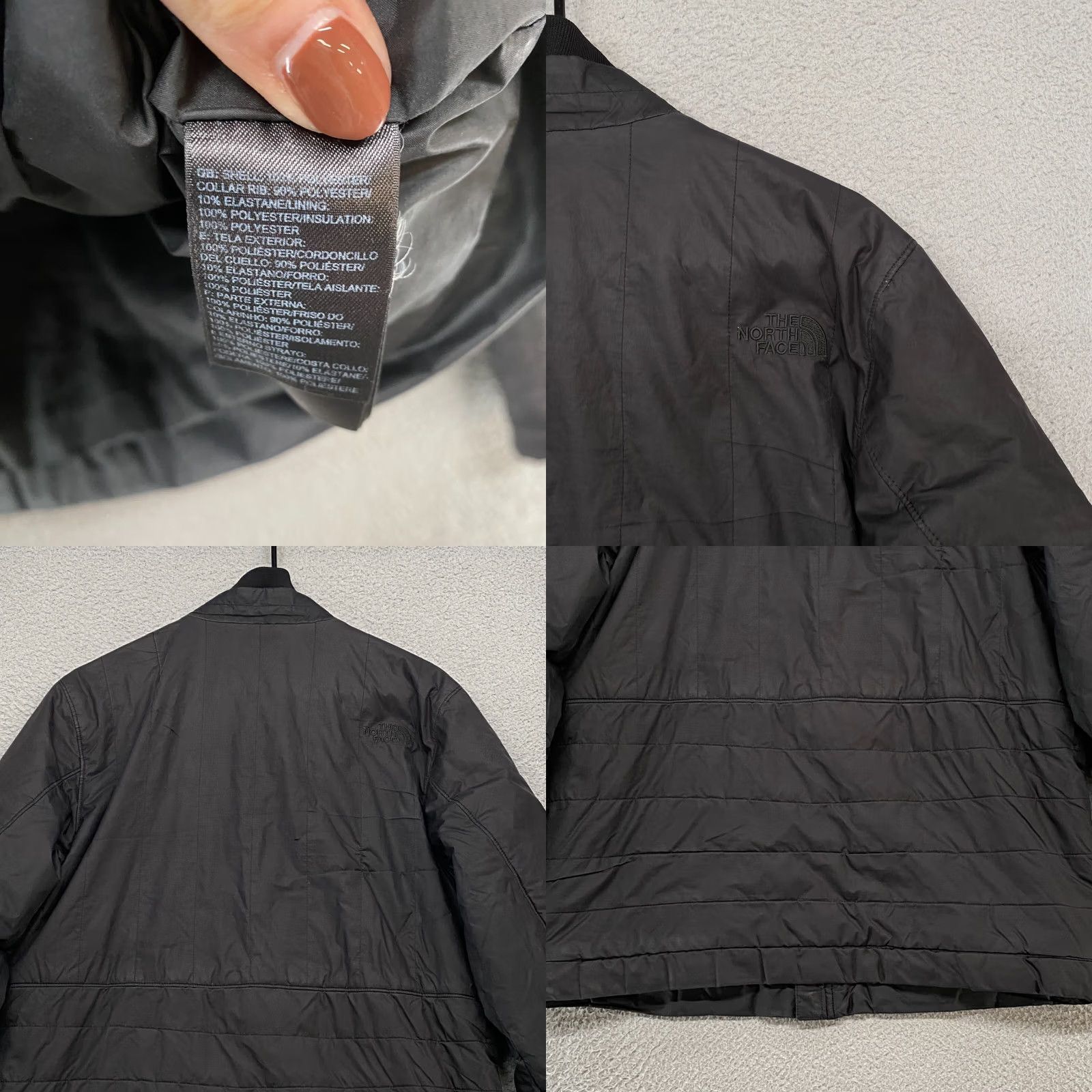 The North Face North Face Bomber Jacket Men's Medium Zip Up Quilted Black Everyday Outdoor Size US M / EU 48-50 / 2 - 8 Thumbnail