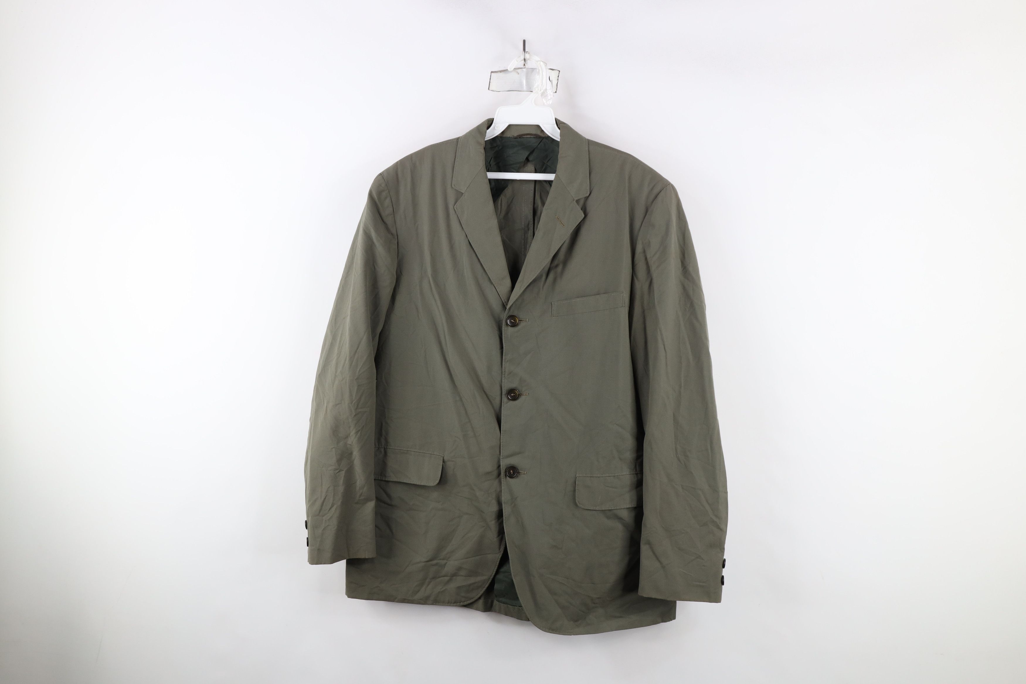 Vintage Vintage 50s Rockabilly Suit Coat Jacket Blazer Green USA Size US L / EU 52-54 / 3 - 1 Thumbnail