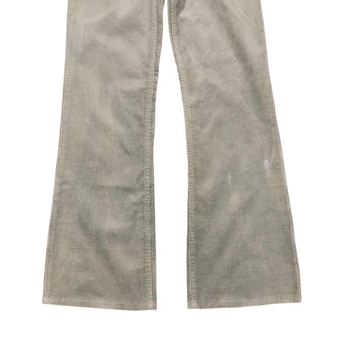 Levi's Vintage Levis 517 Green Corduroy Flare Jeans Hedi Slimane Size US 30 / EU 46 - 6 Thumbnail