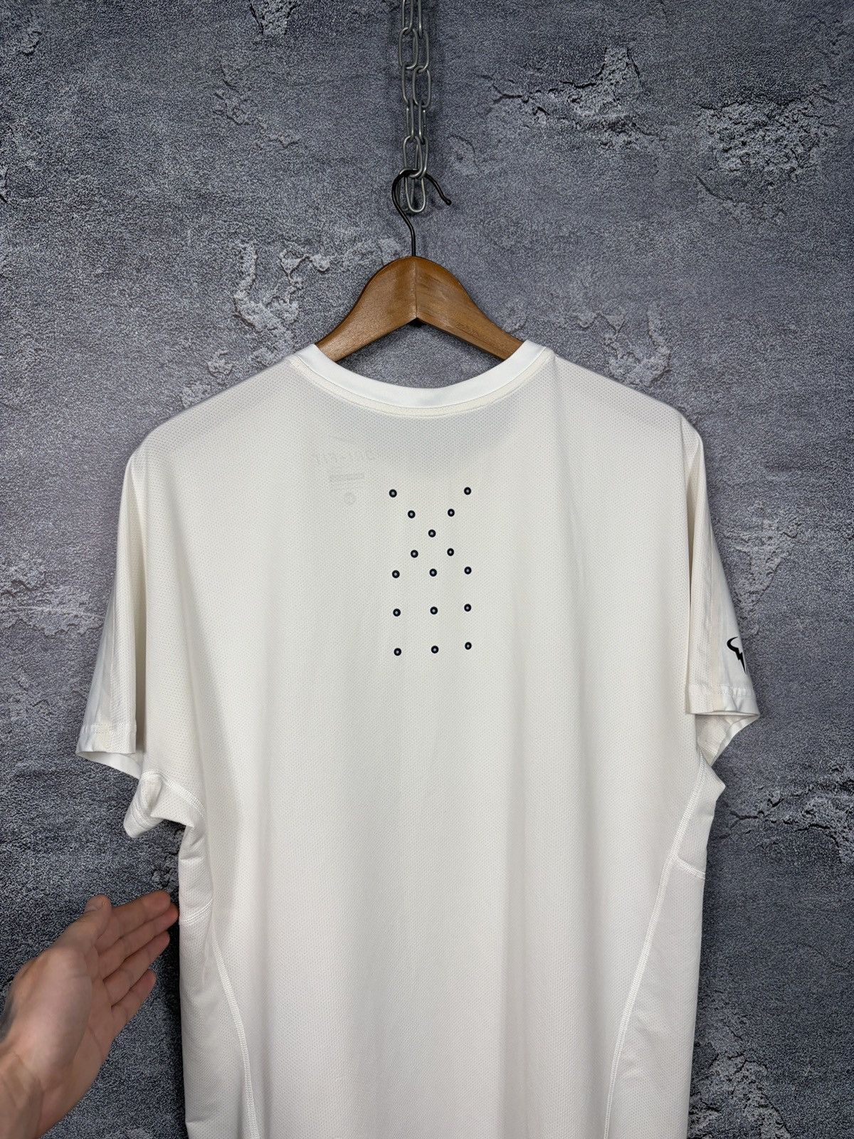 Nike Vintage 2013 Us Open Nike Rafa Nadal T-shirt Jersey Size US L / EU 52-54 / 3 - 16 Thumbnail
