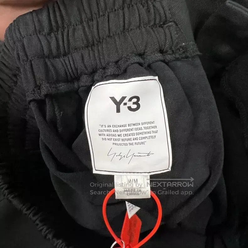 Y-3 Y-3 Black Wide-Leg Pants Size M. Size US 32 / EU 48 - 6 Thumbnail