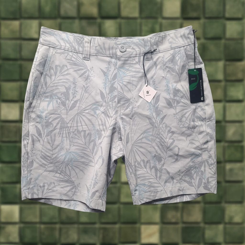 TravisMathew Travis Mathew Beck Shorts Mens 30 Coastal Canyon Regular Fit Performance Stretch Casual Workwear Size US 30 / EU 46 - 1 Thumbnail