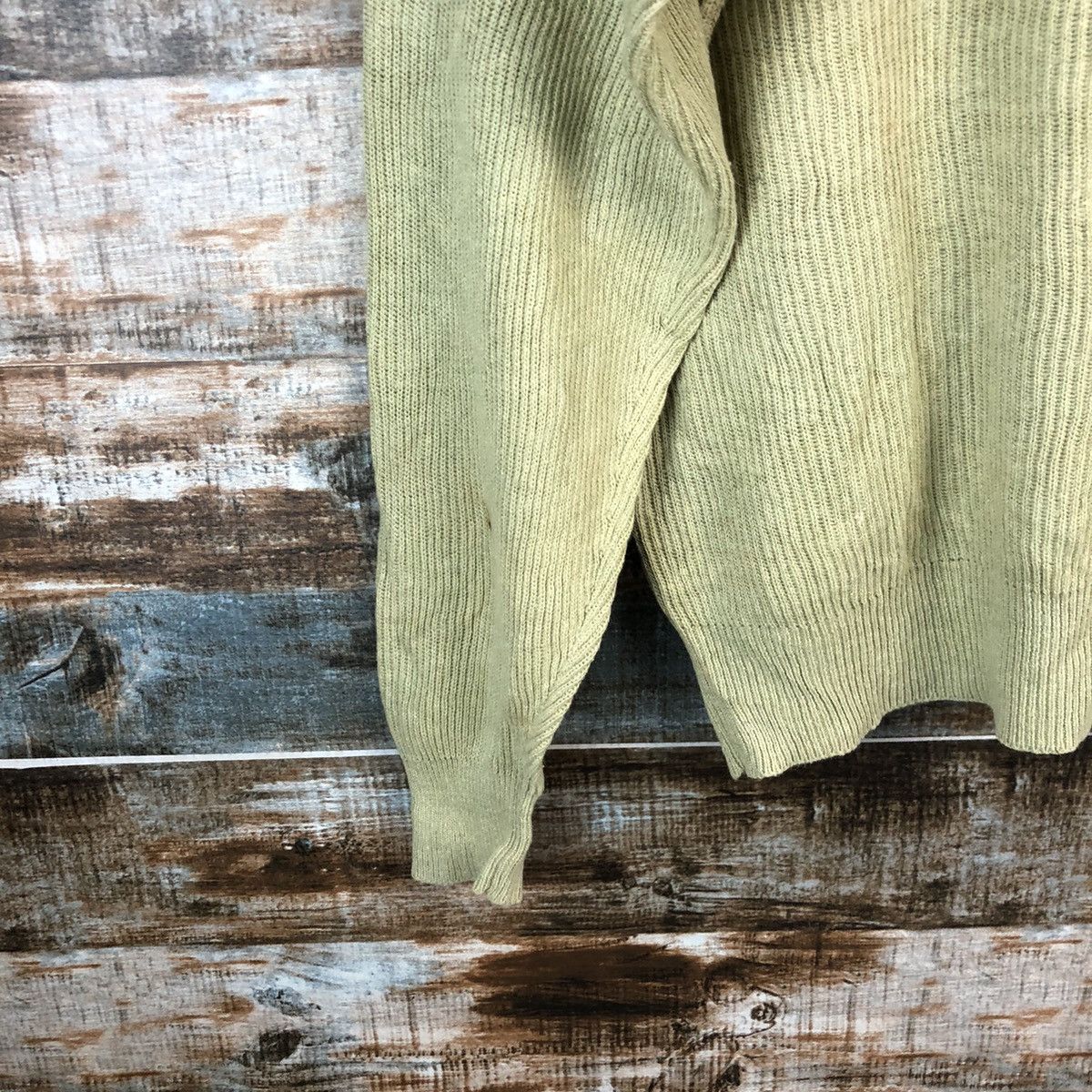 Japanese Brand Japan vintage Green Cardigan Knitwear #A2247 Size US XL / EU 56 / 4 - 15 Thumbnail