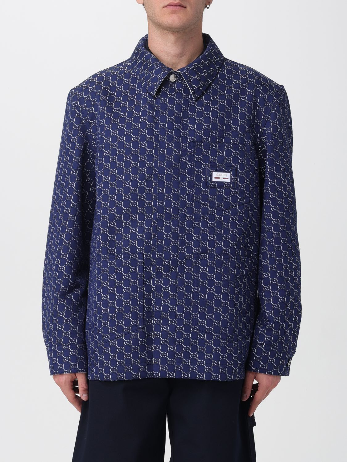 Gucci Gucci Jacket Men Blue Size US S / EU 44-46 / 1 - 1 Thumbnail