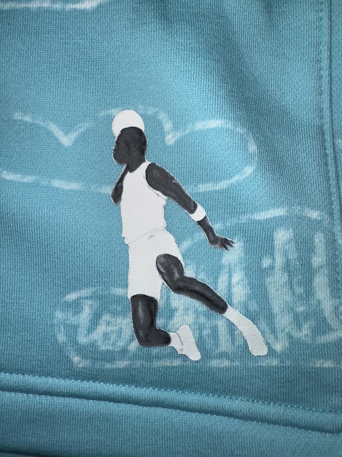 Jordan Brand Jordan "Artist Series by Parker Duncan Fleece Short" W - Bleached Aqua Size 42" / US 20 - 2 Thumbnail