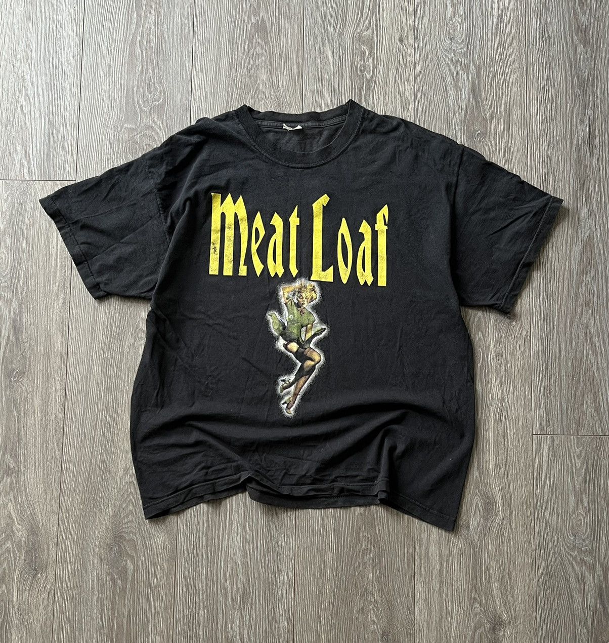 Band Tees × Vintage Vintage 💥 Meat Loaf Band Tee T-Shirt RARE Size US XL / EU 56 / 4 - 3 Thumbnail
