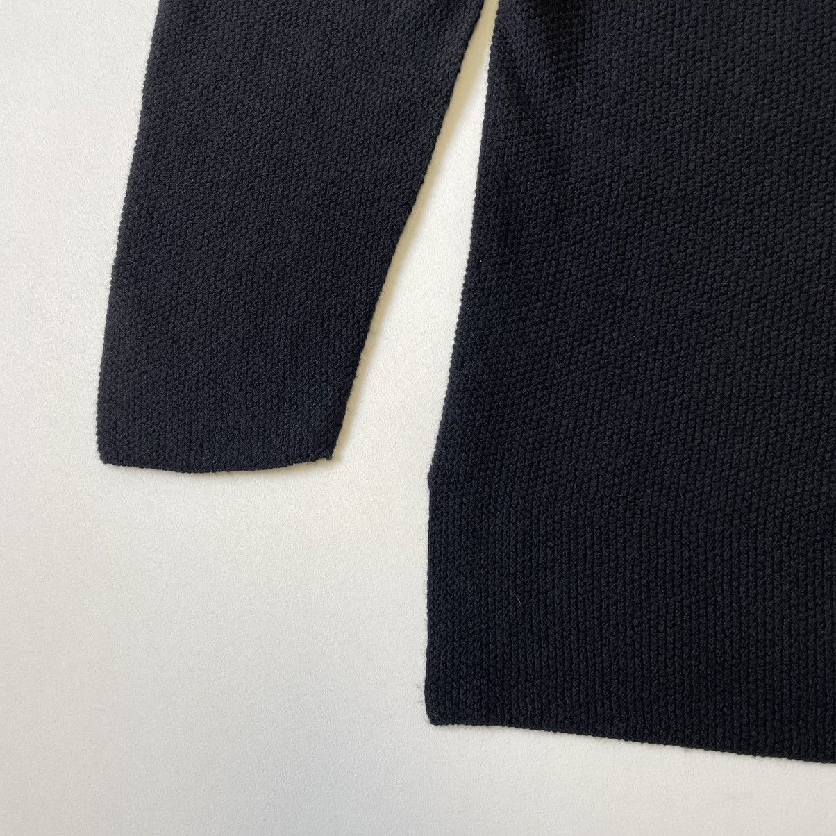 Issey Miyake Black Wool ‘Angular Arms’ Sweater Size US M / EU 48-50 / 2 - 17 Thumbnail