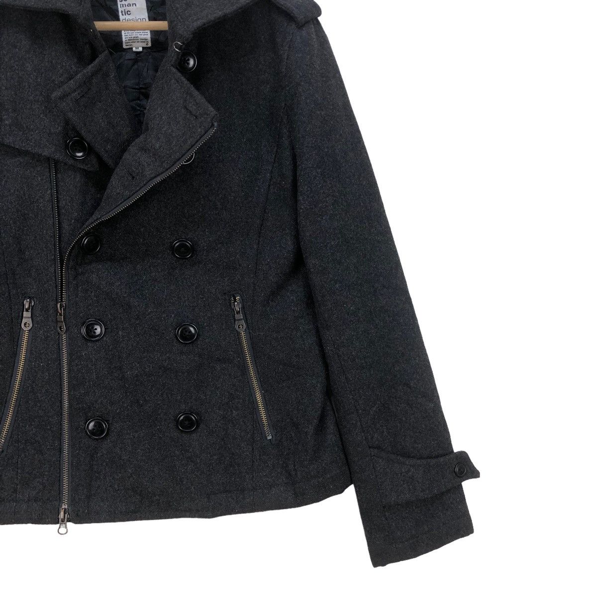 HRMTG 🔥Japanese Brand Semantic Design Double Collar Jacket Size US S / EU 44-46 / 1 - 5 Thumbnail