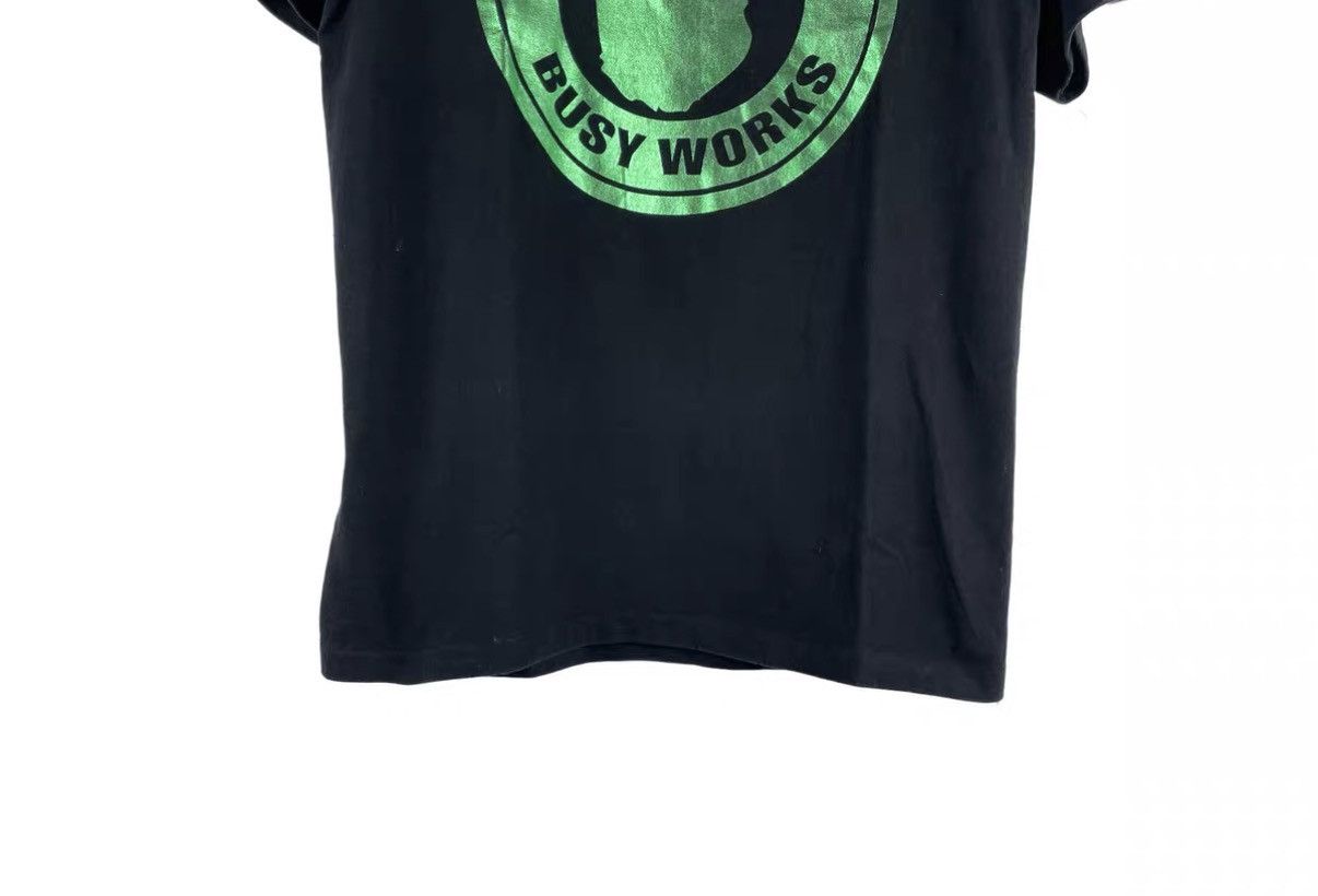 Bape Bape Holographic Green Logo Print Short Sleeve Tee J31 Size US S / EU 44-46 / 1 - 4 Thumbnail