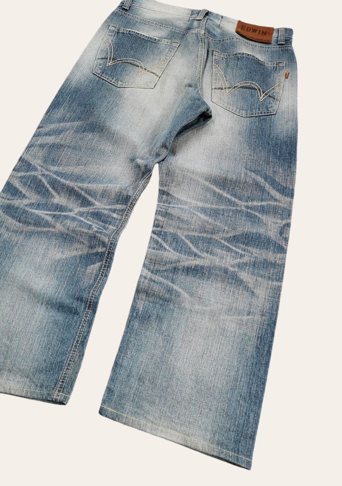 Edwin Vintage New Edwin 505v Selvedge Baggy Jeans Size US 35 - 1 Thumbnail