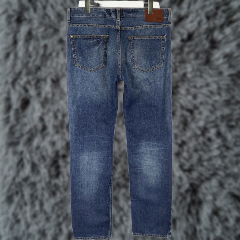 Hugo Boss HUGO BOSS Kansas Jeans Men's W34/L34 Regular Fit Zip Fly Fade Effect Whiskers Jeans Size US 34 / EU 50 - 1 Thumbnail