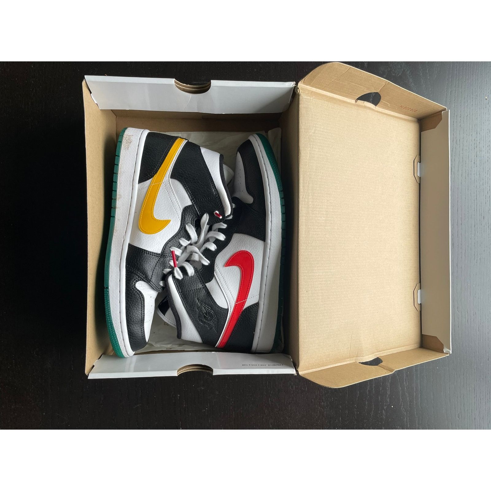 Jordan Brand Nike Jordan 1 Mid "alternate swooshes" Size US 11 / IT 41 - 1 Thumbnail
