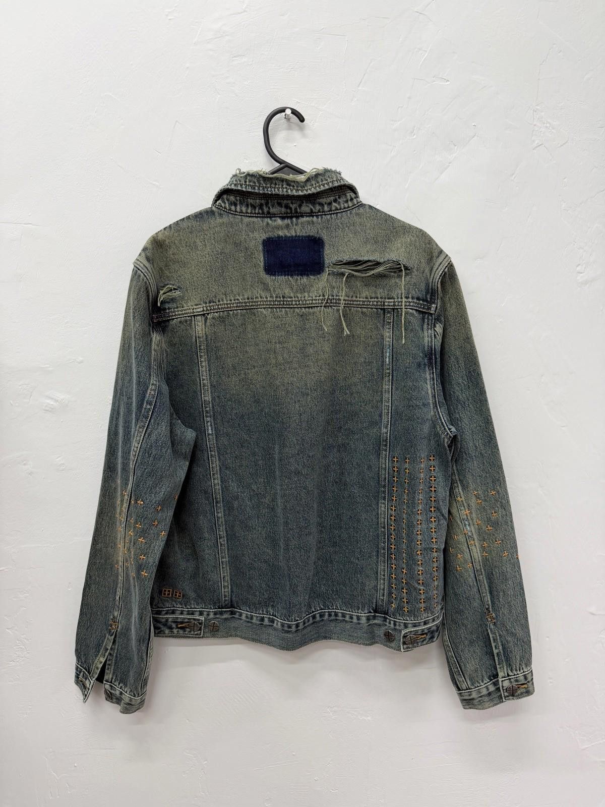 Ksubi new Ksubi mens embroidered jacket medium m denim blue Size US M / EU 48-50 / 2 - 4 Thumbnail