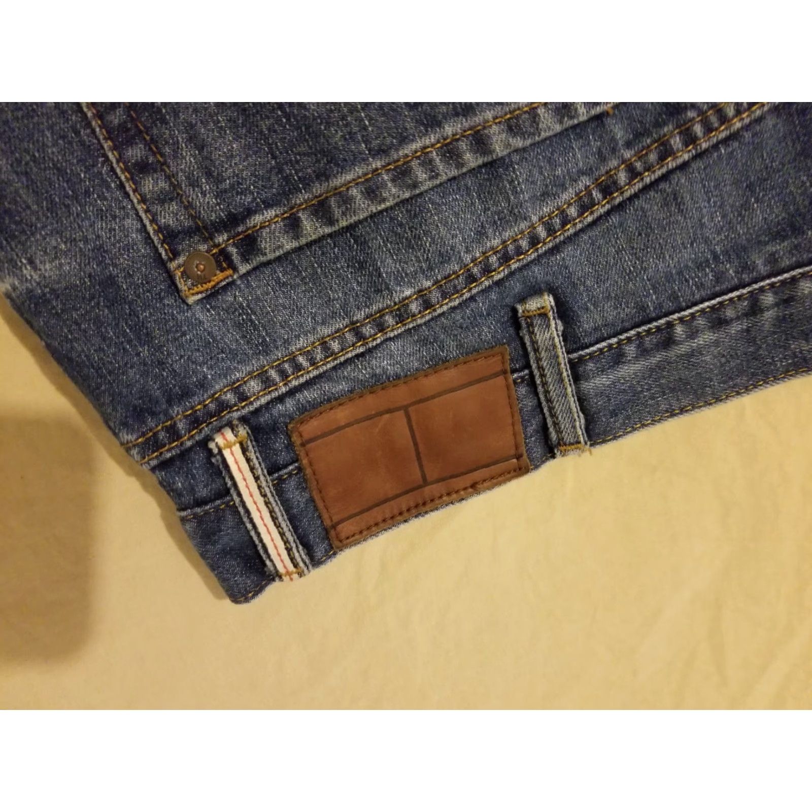 Tommy Hilfiger Tommy Hilfiger Jeans Mens 40x32 Slim Straight Denim Blue Slimming 40x32 Regular Mens Jeans Size US 40 / EU 56 - 3 Thumbnail