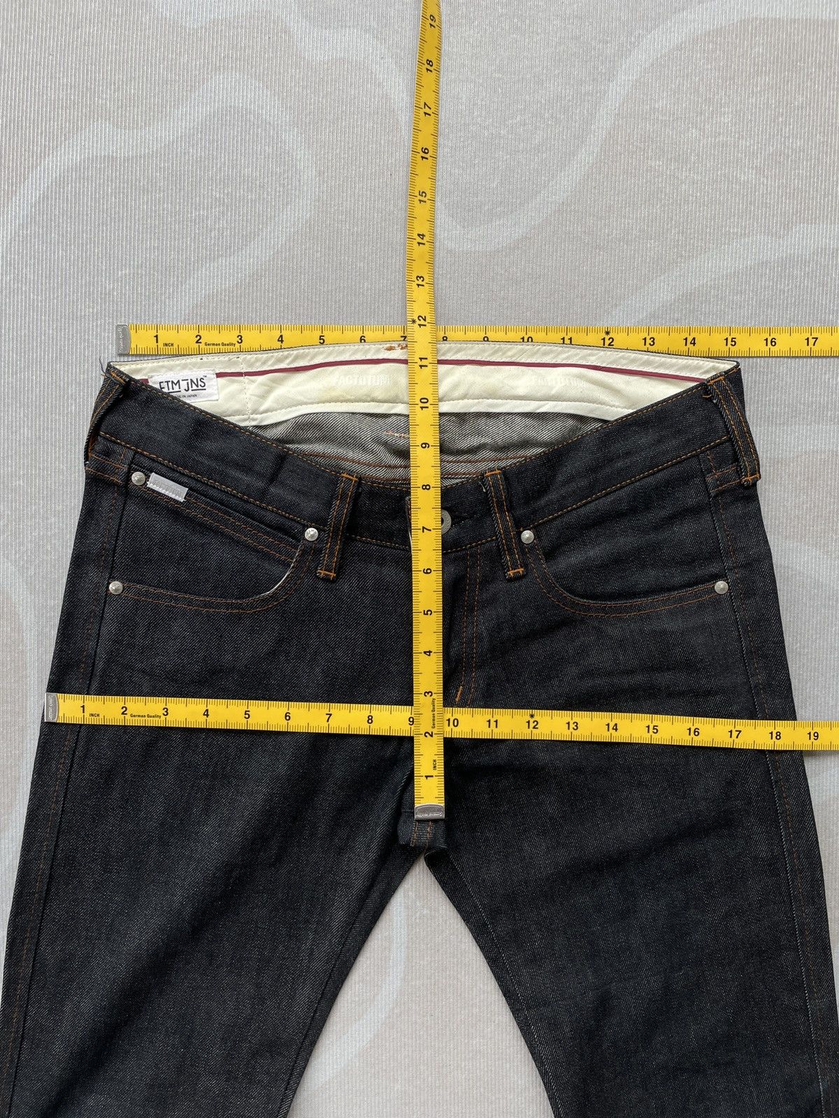 FACTOTUM × Japanese Brand Factotum Slim Fit Stretch Jeans (P77) Size 30" / US 8 / IT 44 - 18 Thumbnail