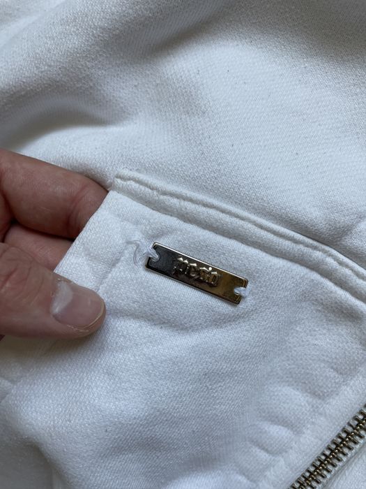 Blank PESO WHITE ZIP OVERSIZED HOODIE | Grailed