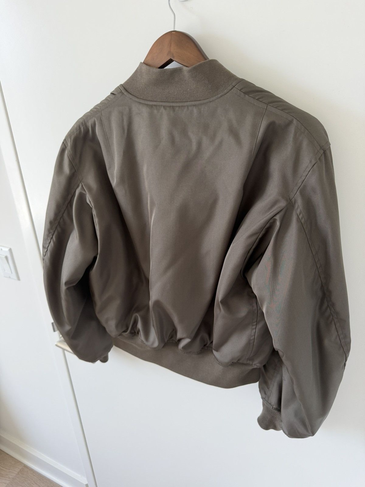 Auralee Auralee Bomber Jacket Silk Twill Blouson Olive Size 3 $1952 Size US S / EU 44-46 / 1 - 8 Thumbnail