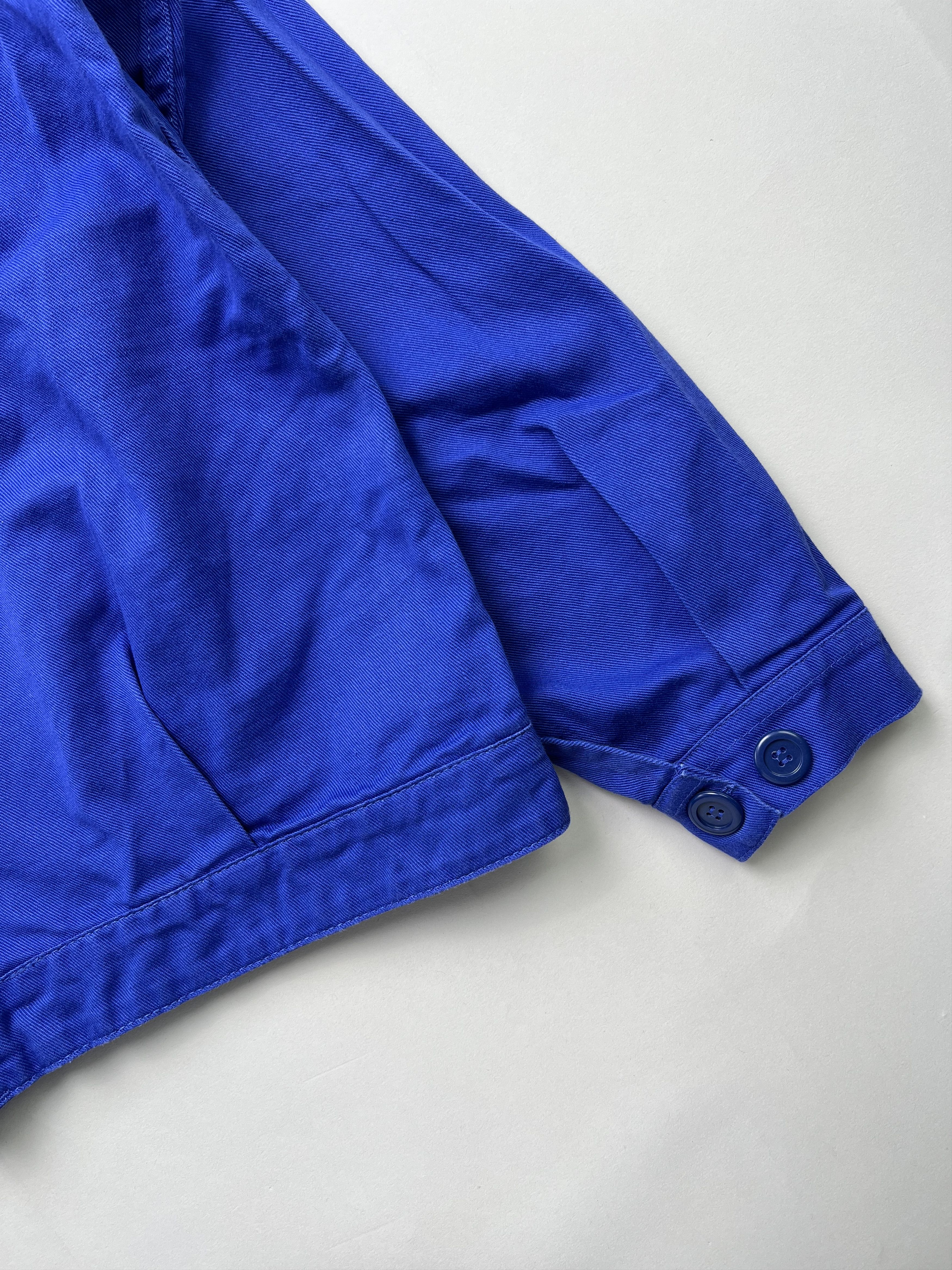Vintage French Work Chore Jacket Vintage Bleu De Travail Size US L / EU 52-54 / 3 - 6 Thumbnail