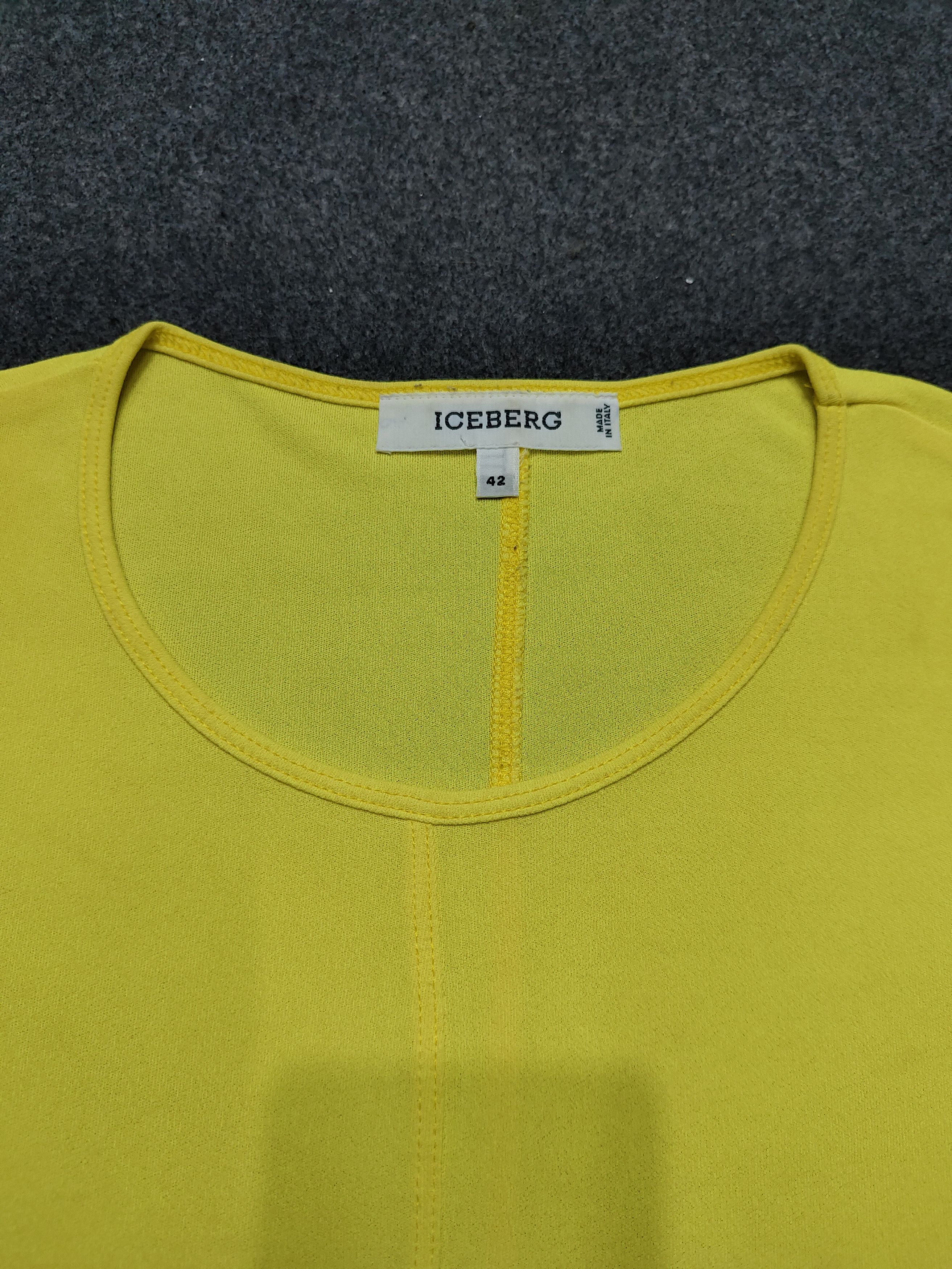Iceberg Vtg Iceberg 🇮🇹 Rayon Plain Tshirt Size L / US 10 / IT 46 - 4 Thumbnail