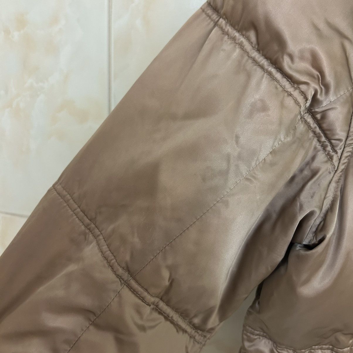 Prada Prada Down Puffer Jacket Made in Italy Pink Shearling Size L / US 10 / IT 46 - 7 Thumbnail