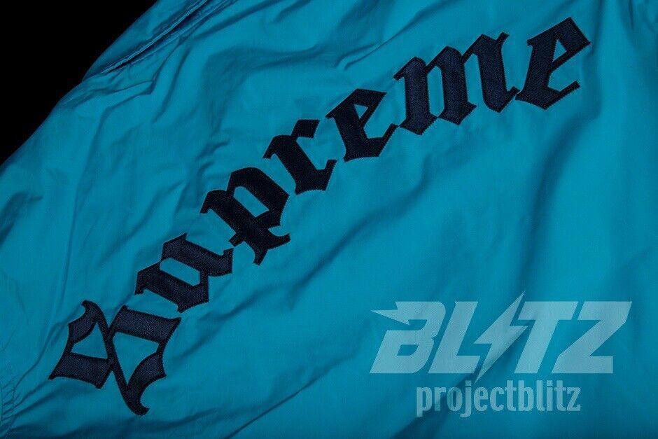 Supreme FW16 SUPREME OLD ENGLISH COACHES JACKET BLUE M Size US M / EU 48-50 / 2 - 4 Thumbnail