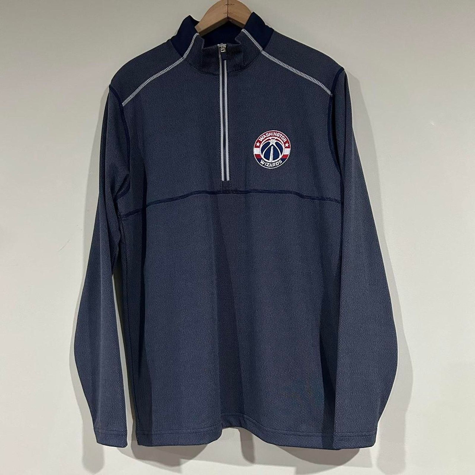 Antigua Washington Wizards Quarter Zip Pullover Sweater Size US M / EU 48-50 / 2 - 1 Thumbnail
