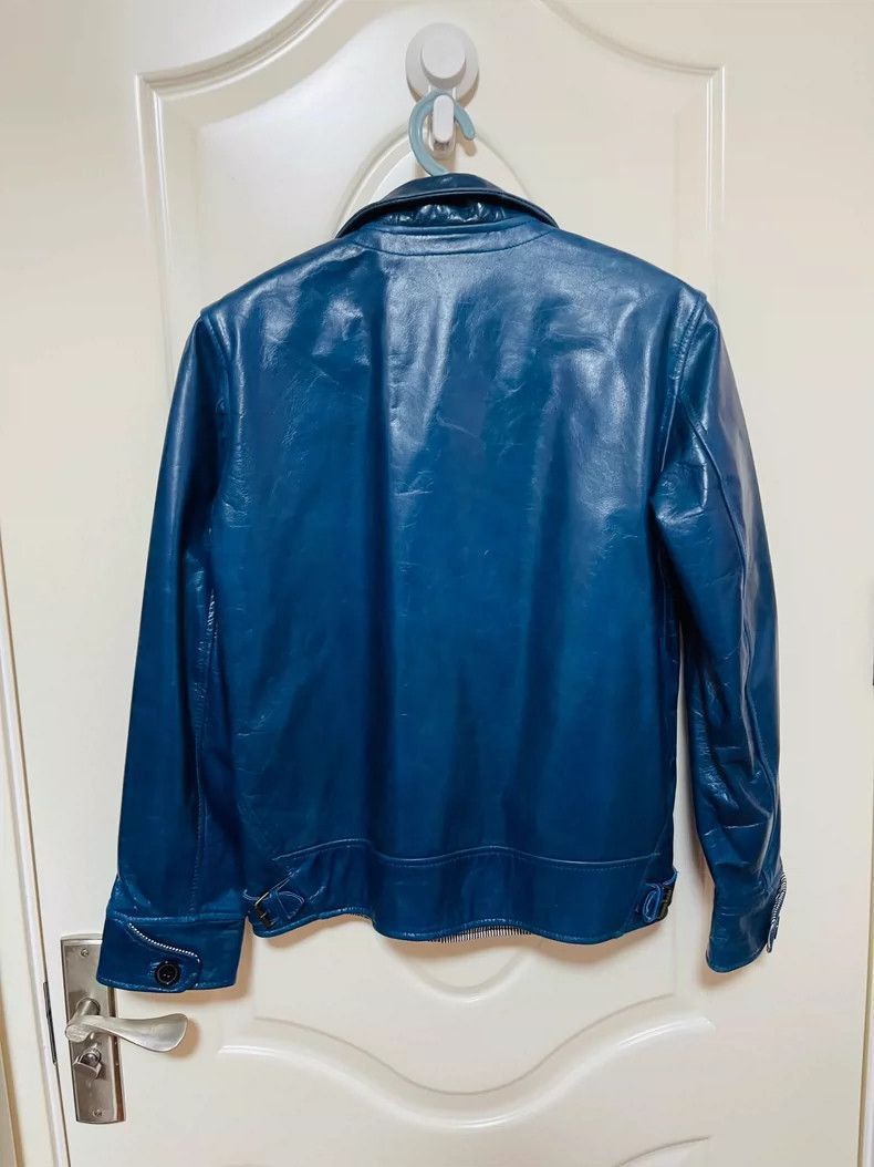 Visvim Women's Blue Leather Jacket Size S-2506 Size US S / EU 44-46 / 1 - 2 Thumbnail