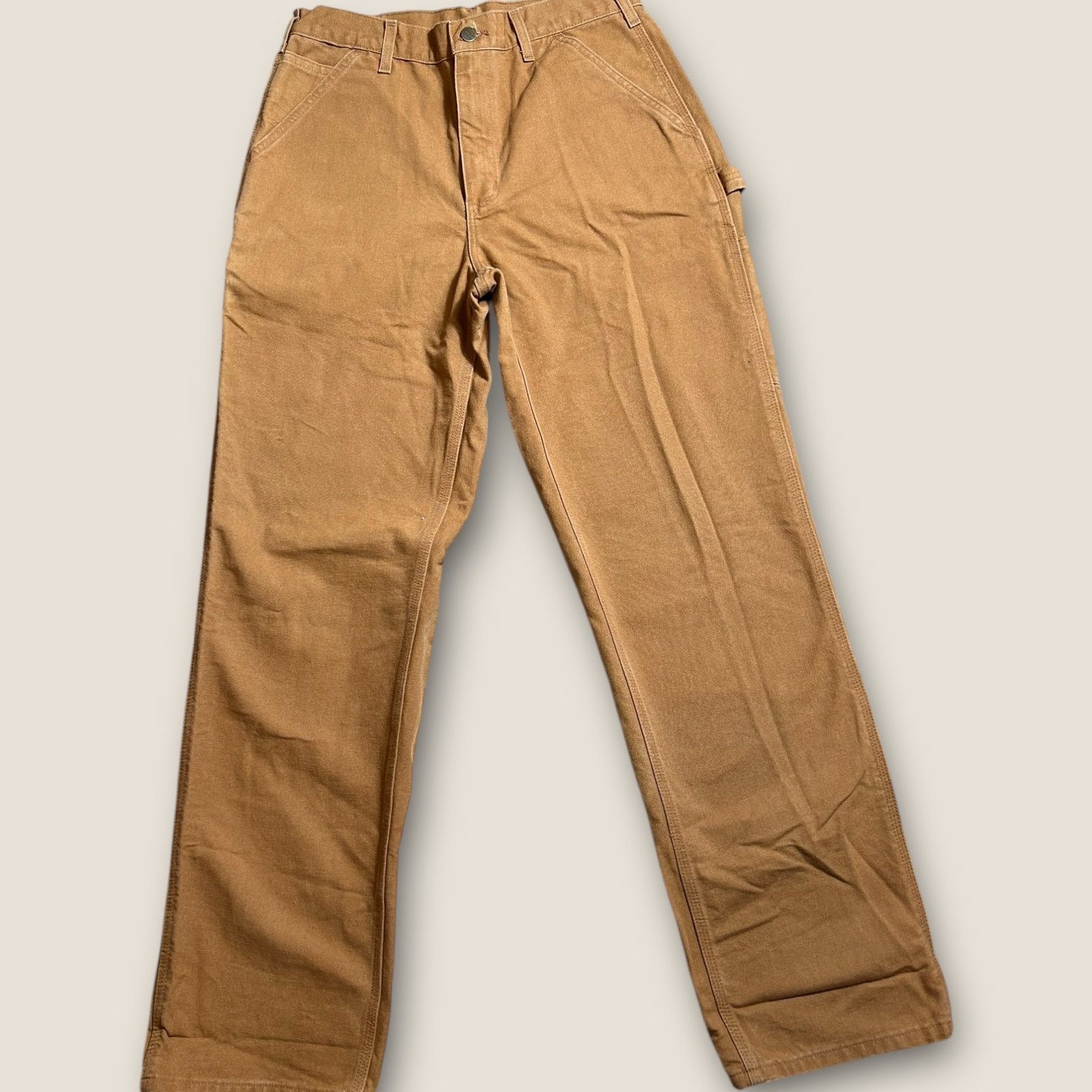 Carhartt VTG Carhartt B11 Dungaree Work Mens 34x34 Carpenter Pants Size US 34 / EU 50 - 1 Thumbnail