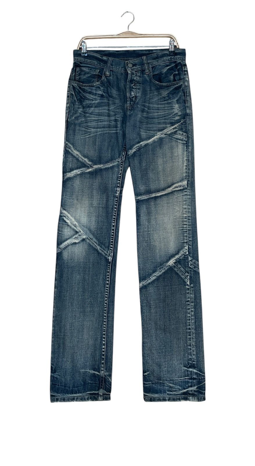 If Six Was Nine × Japanese Brand × Le Grande Bleu (L.G.B.) Vintage Japanese Brand Edge x Rupert Jeans 2000s Size US 31 - 1 Thumbnail