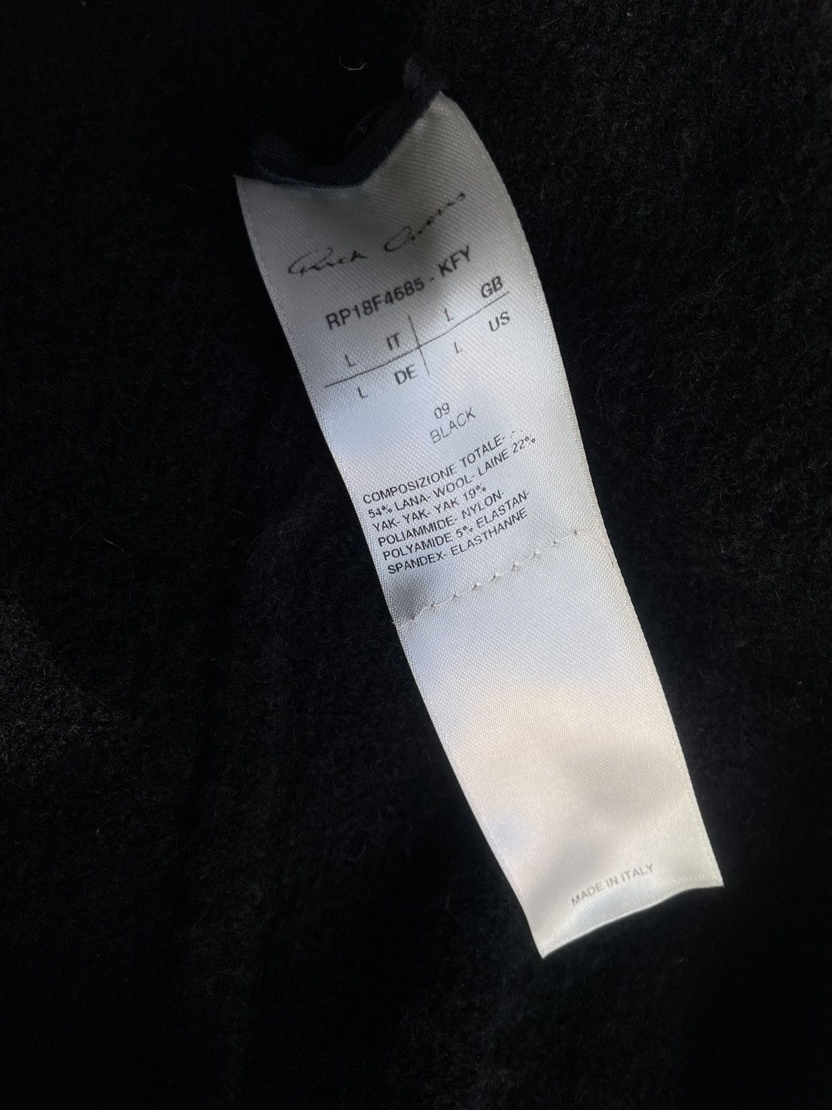 Rick Owens Rick Owens Black 100% Cashmere Cape Size US S / EU 44-46 / 1 - 8 Thumbnail
