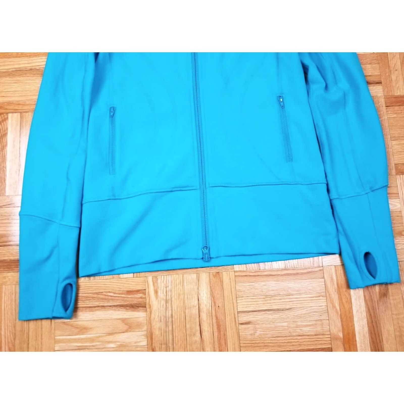 Lululemon LULULEMON DEFINE JACKET WOMEN'S SZ 8 USED BLUE Full Zip Canvas Jacket Size M / US 6-8 / IT 42-44 - 3 Thumbnail