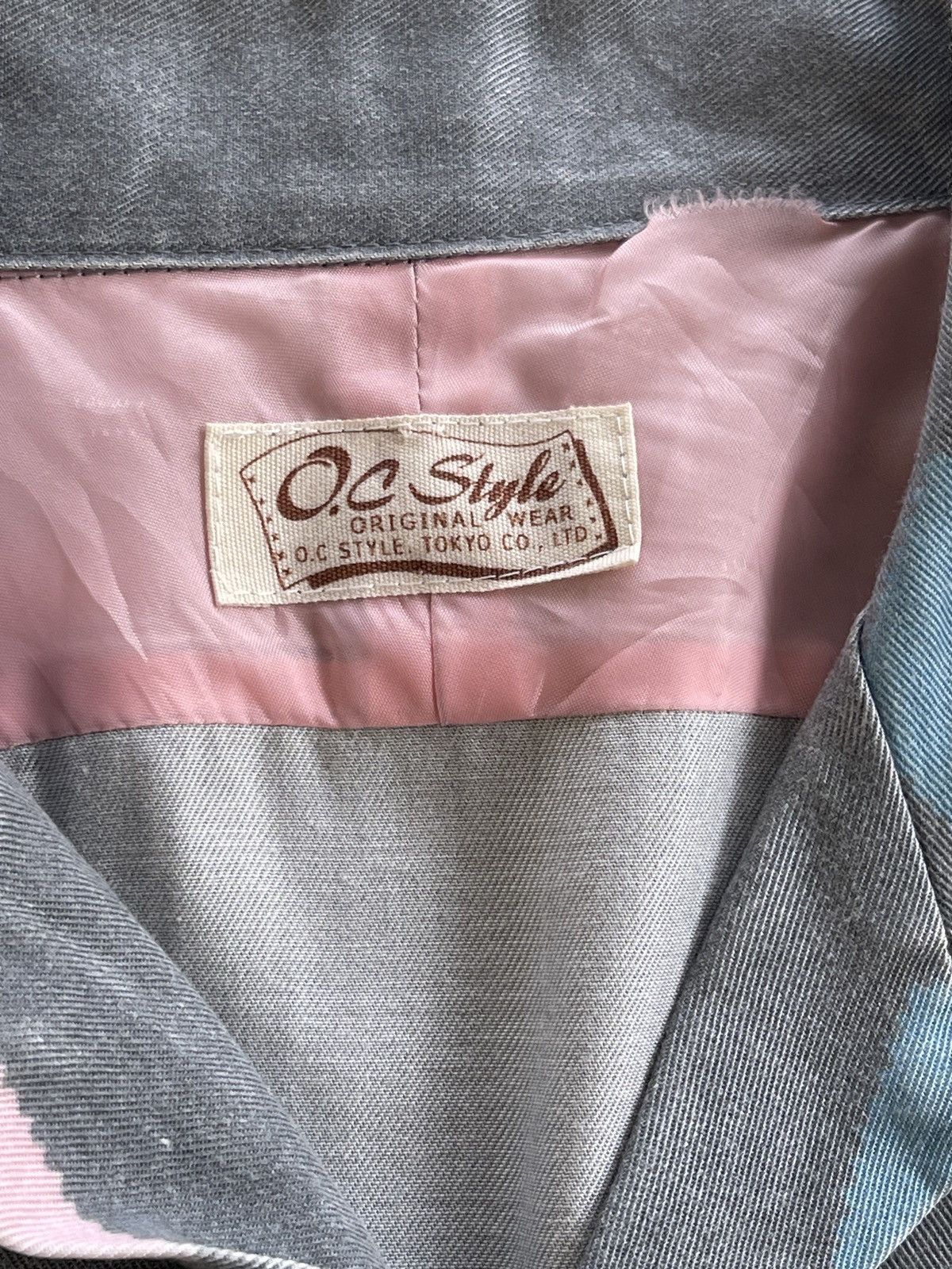 Japanese Brand OC Style Rockabilly Argyle Shirt Size US S / EU 44-46 / 1 - 10 Thumbnail