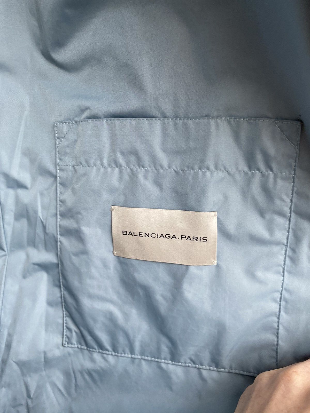 Balenciaga Balenciaga Paris SS12 Pale Blue Windbreaker Size US M / EU 48-50 / 2 - 6 Thumbnail