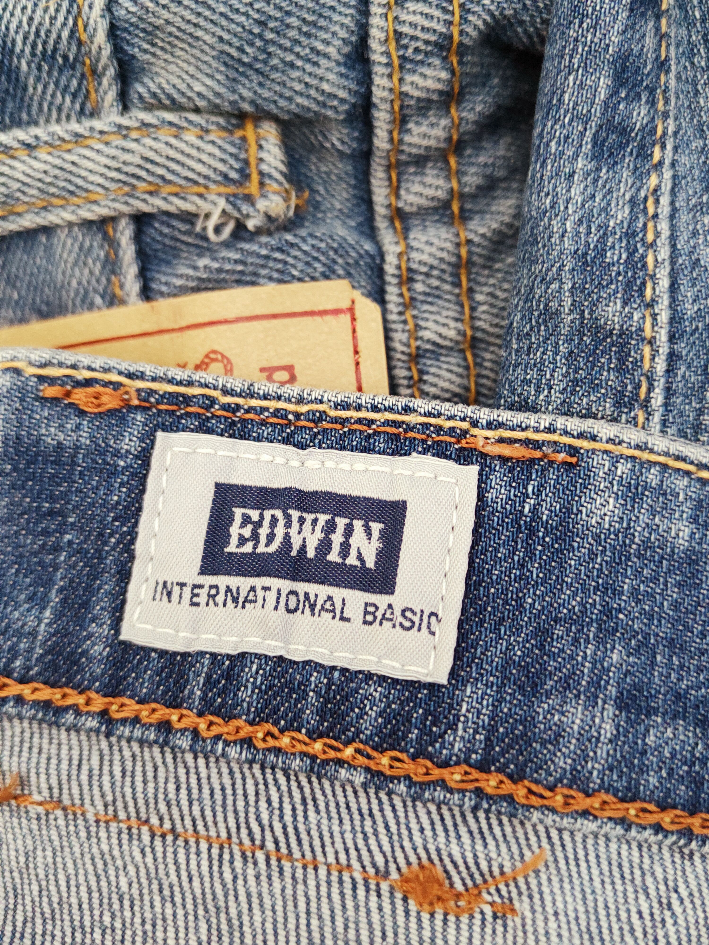 Edwin Edwin vintage Blue Distressed Ripped denim Jeans #W944 Size US 33 - 15 Thumbnail